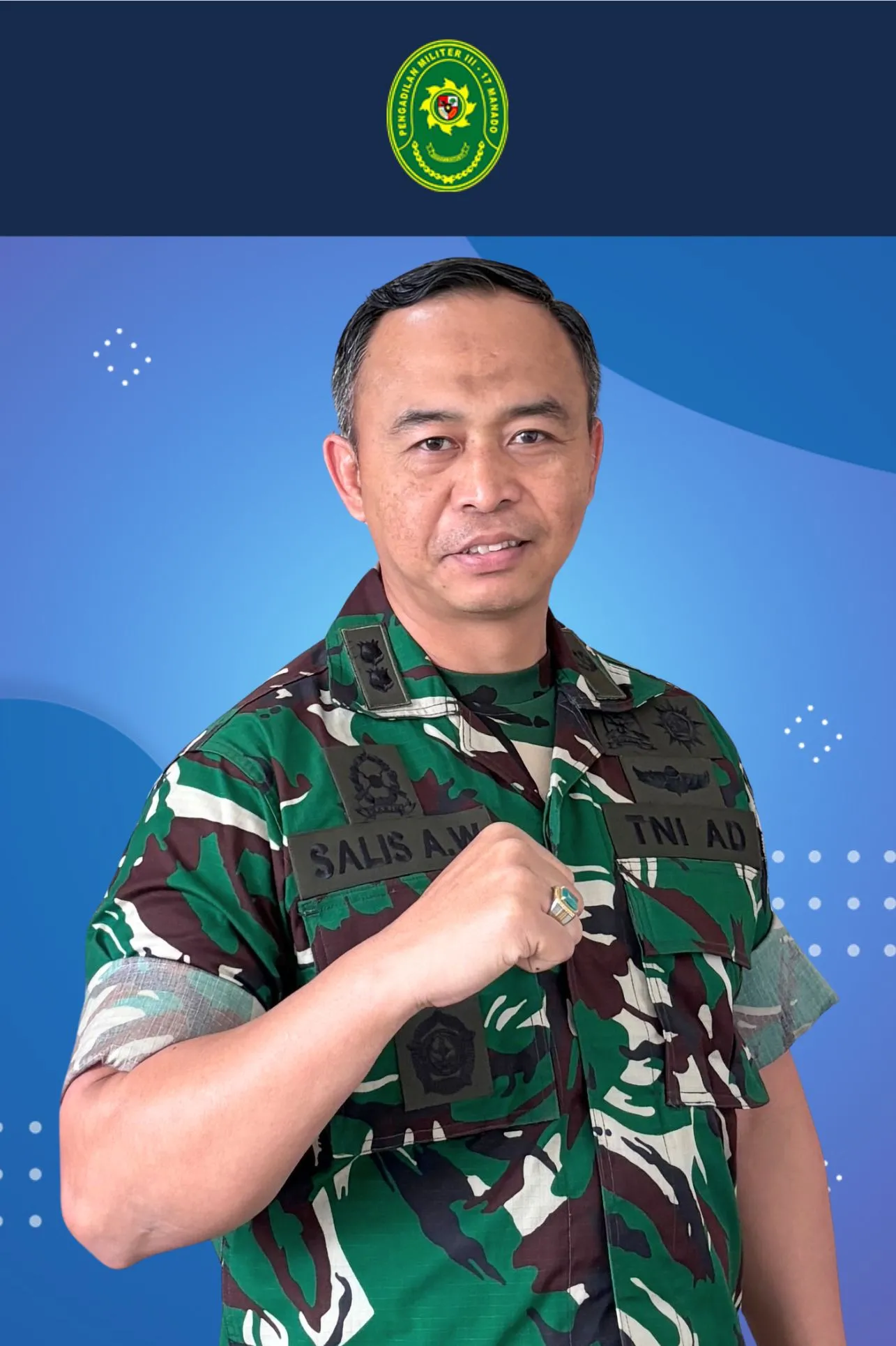 Letkol Chk Salis Alfian Wijaya, S.H., M.H.