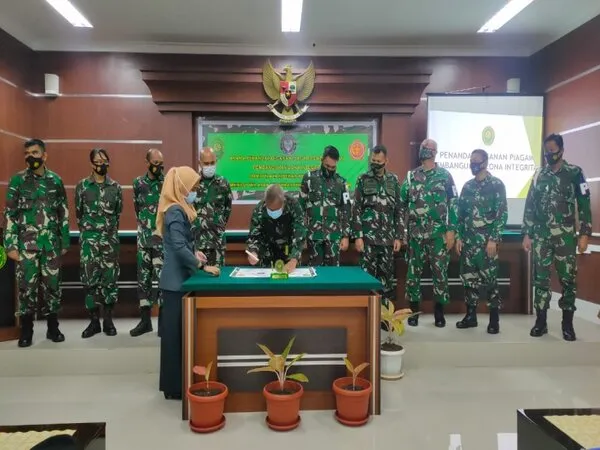  PENGADILAN MILITER III-17 MANADO MENCANANGKAN PEMBANGUNAN ZONA INTEGRITAS MENUJU WBK DAN WBBM