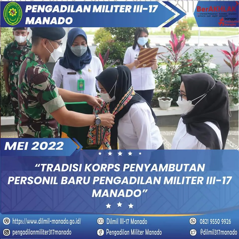 Tradisi Korp Penerimaan dan Penyambutan CPNS TA 2022