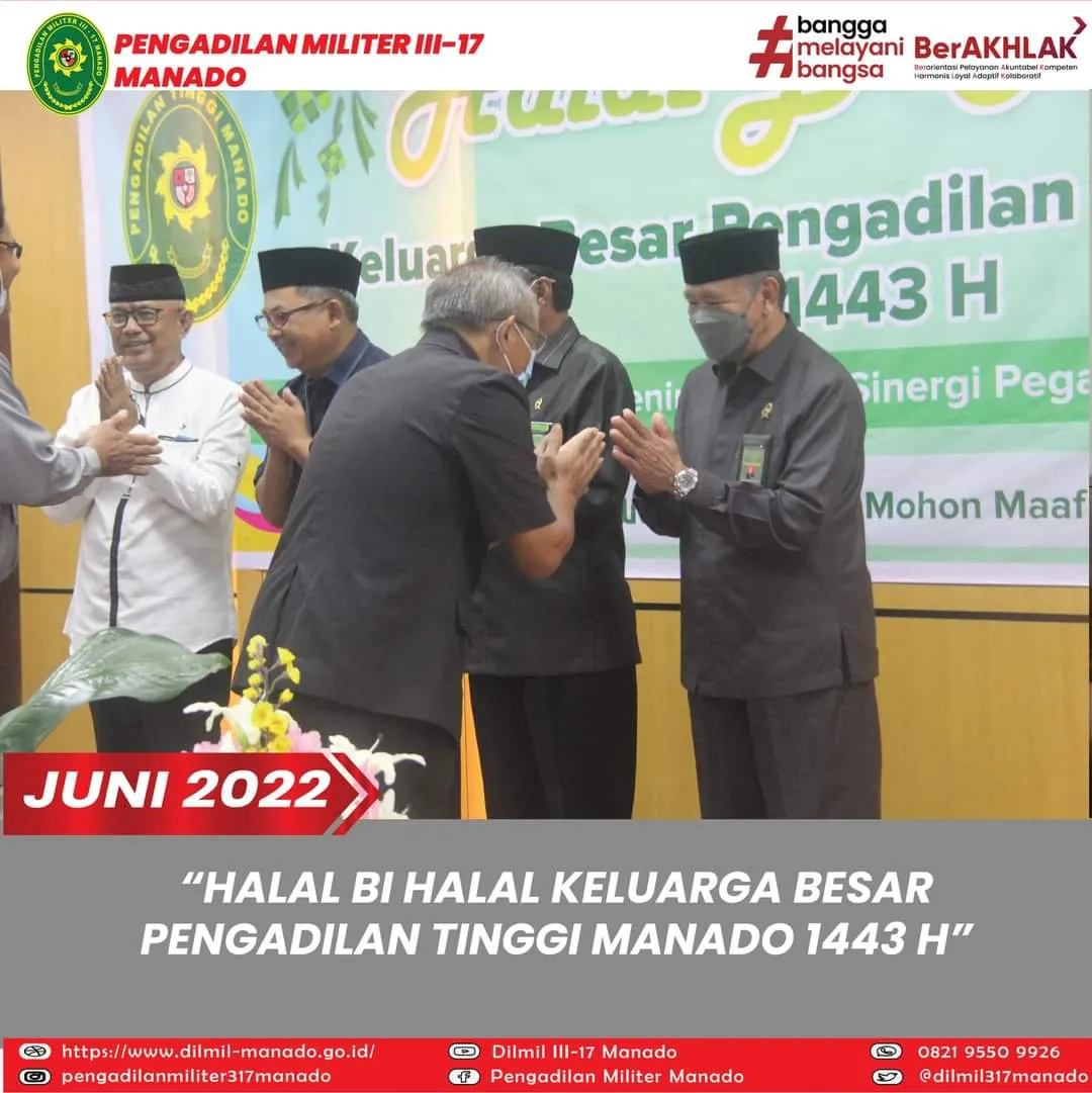 HALAL BI HALAL PERADILAN TERPADU