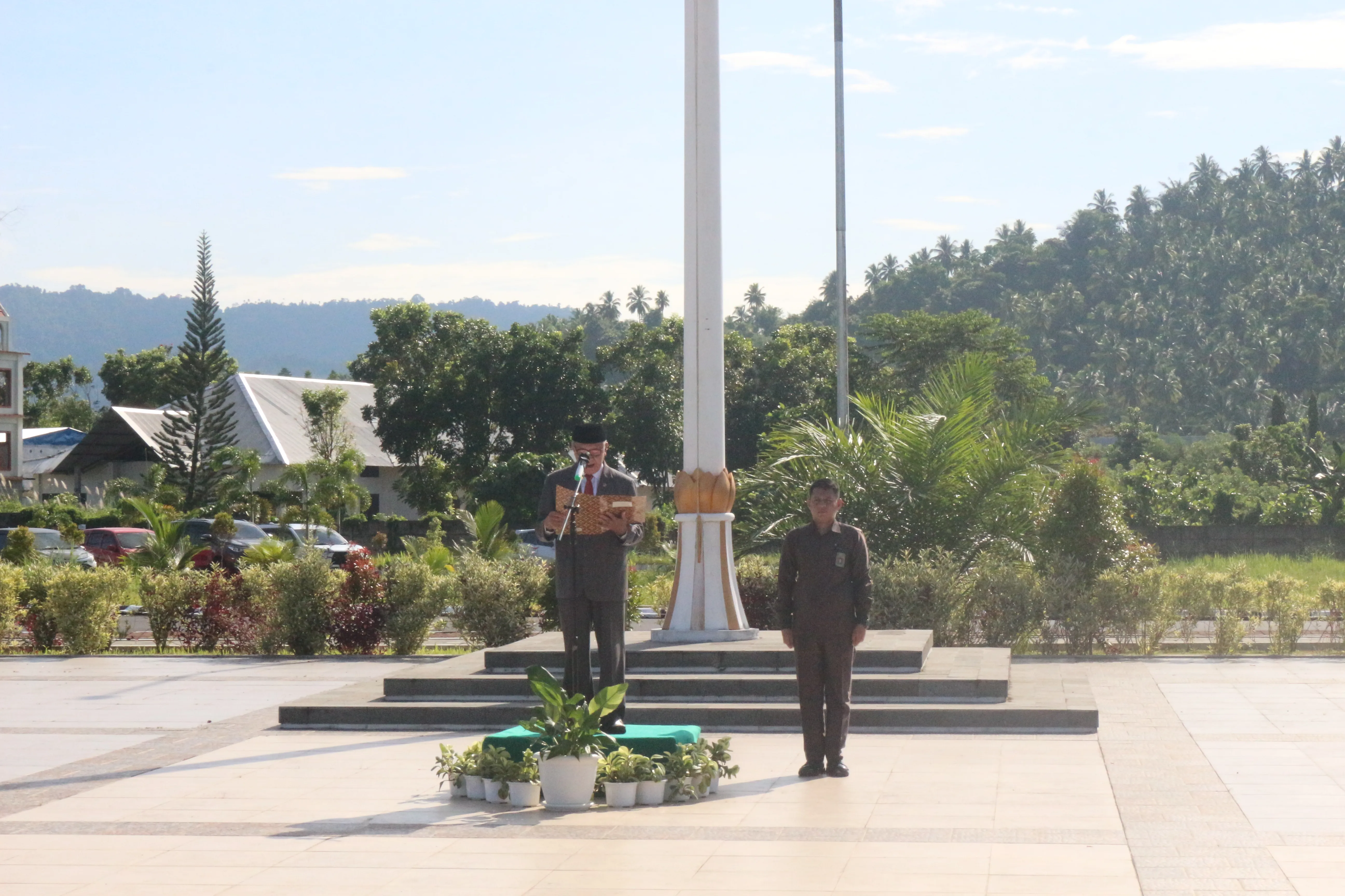 Peringati Kesaktian Pancasila Peradilan Terpadu Manado Laksanakan Upacara