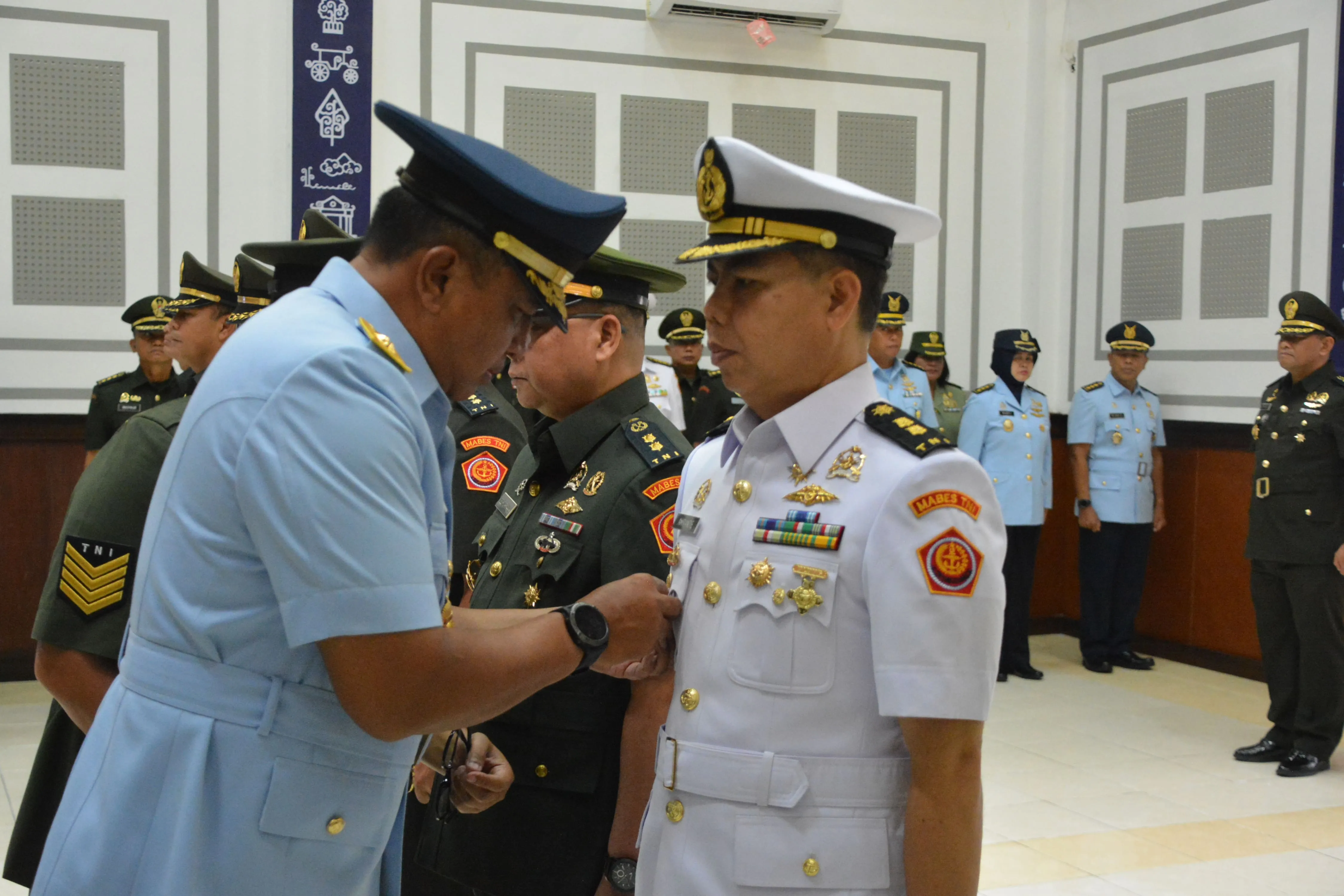 Serah Terima Kepala Pengadilan Militer III-17 manado