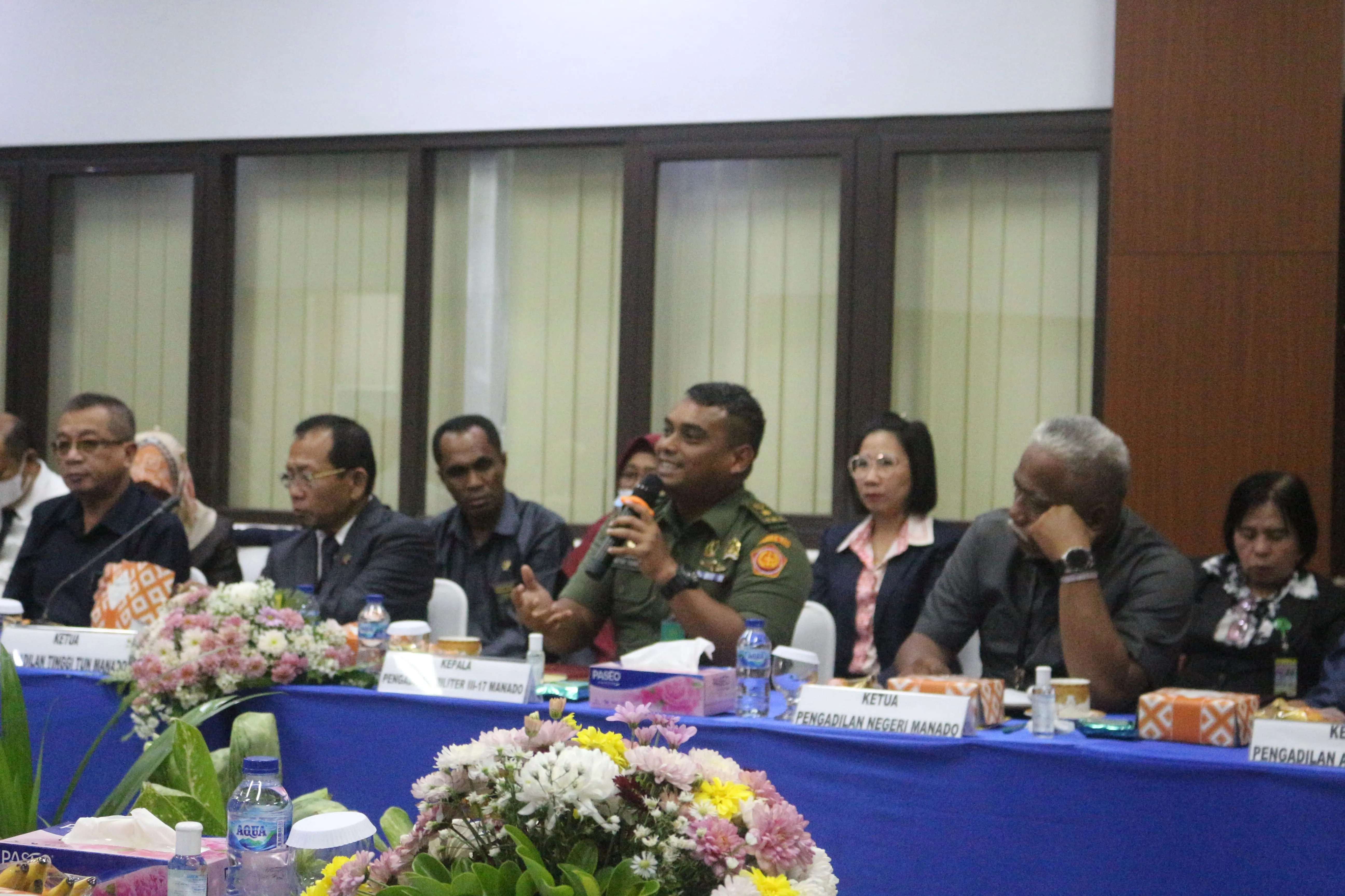 KUNJUNGAN KERJA RESES KOMISI III DPR RI DENGAN EMPAT LINGKUNGAN PERADILAN WILAYAH PROVINSI SULAWESI UTARA