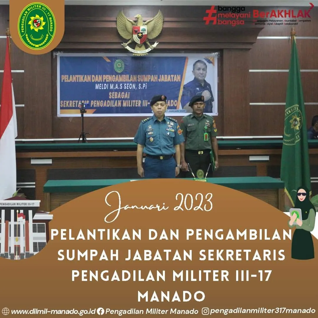 PELANTIKAN DAN PENGAMBILAN SUMPAH JABATAN SEKRETARIS