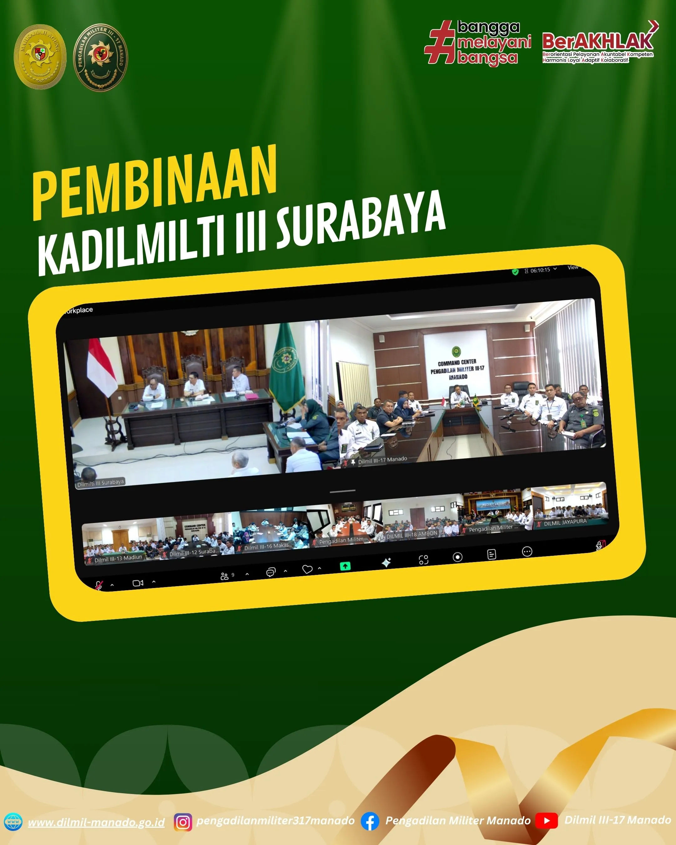 Pembinaan KADILMILTI III Surabaya, 12 Maret 2025