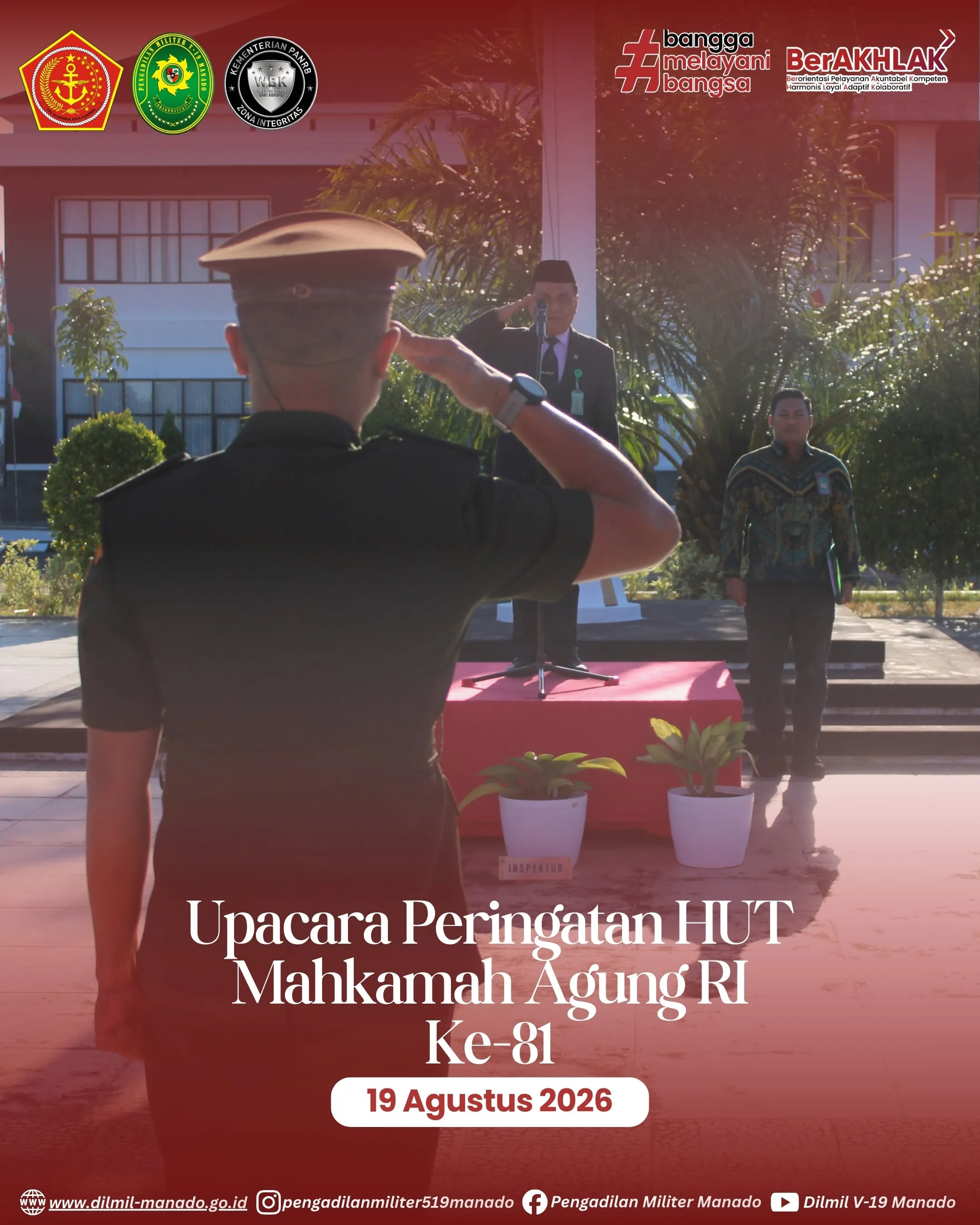 Upacara Peringatan HUT Mahkamah Agung Republik Indonesia ke-81 19 Agustus 2026