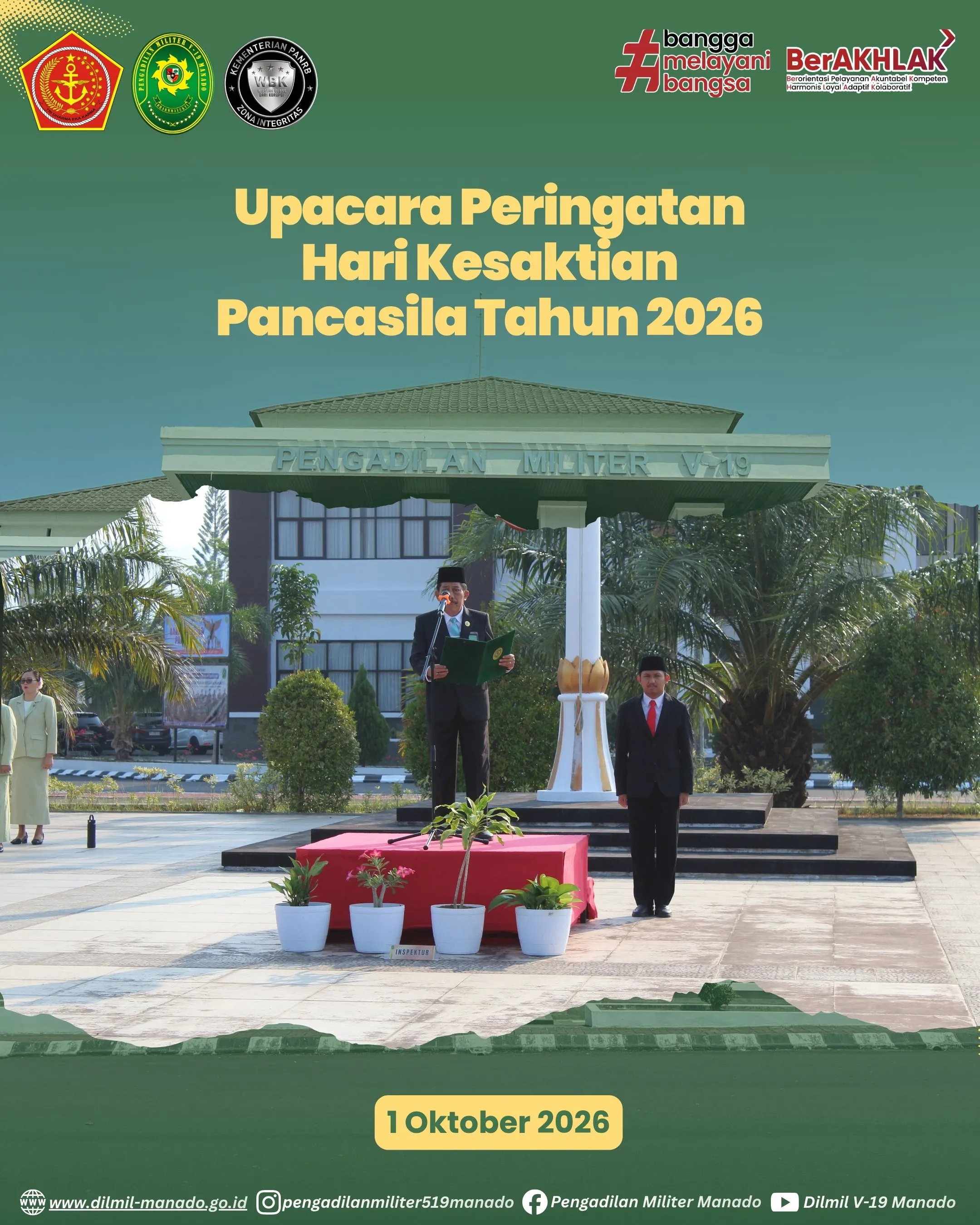 Upacara Peringatan Hari Kesaktian Pancasila Tahun 2026