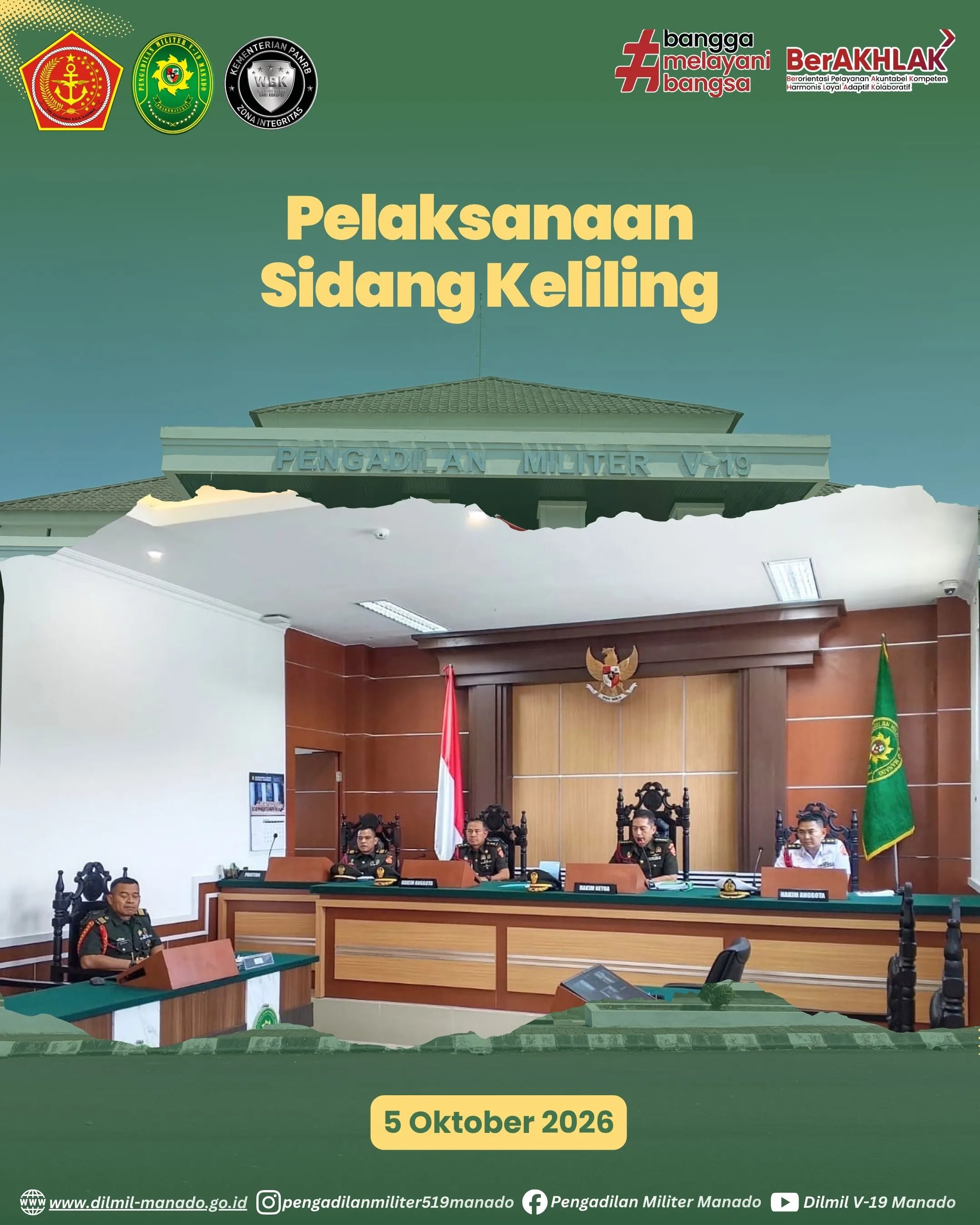 Sidang Keliling Oktober 2026
