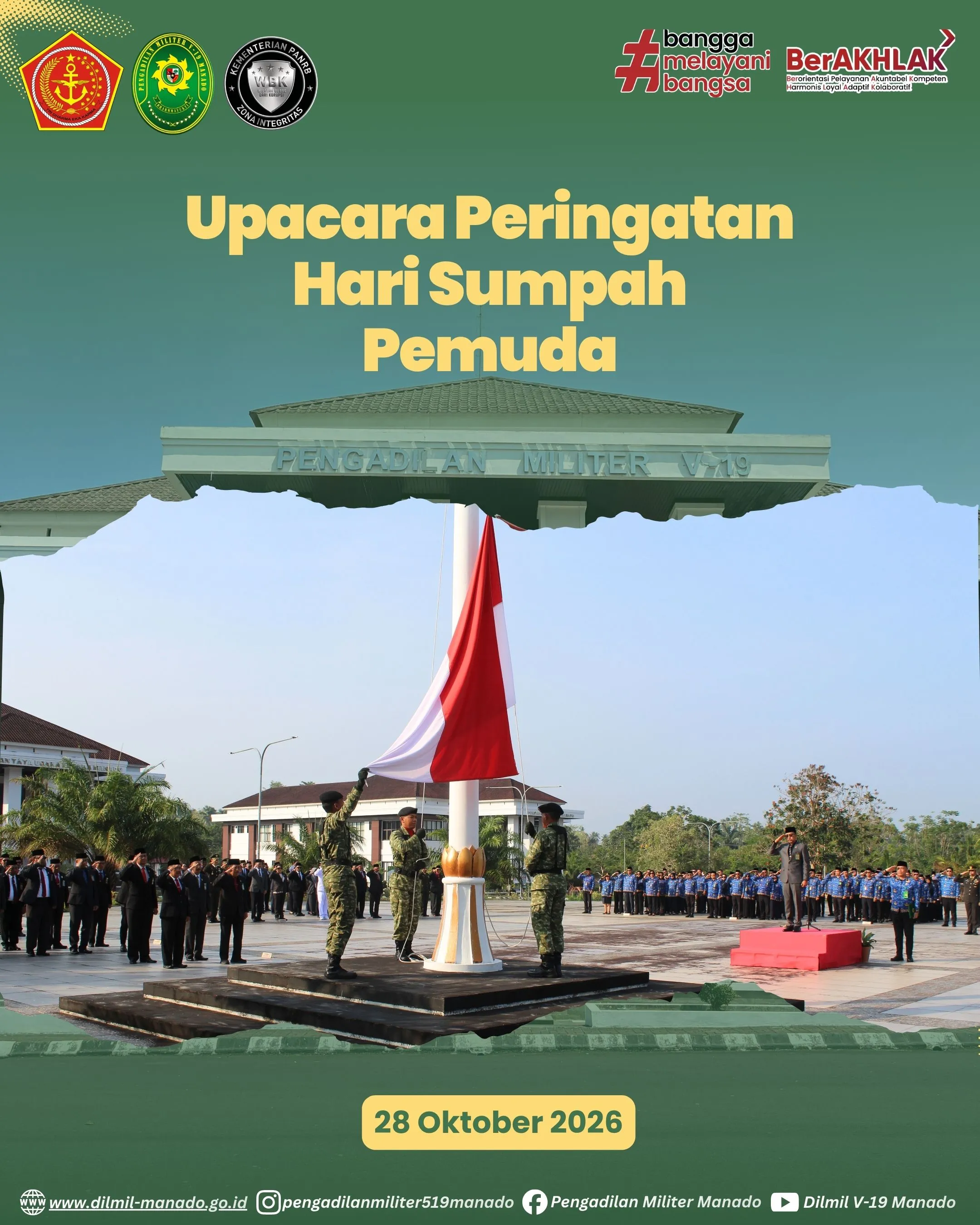 Upacara Peringatan Hari Sumpah Pemuda 28 Oktober 2026