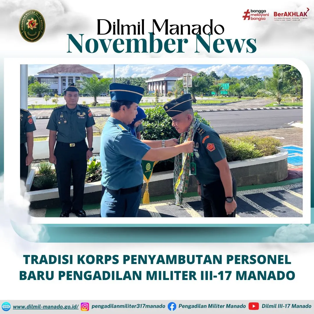 TRADISI KORPS PENYAMBUTAN PERSONEL BARU