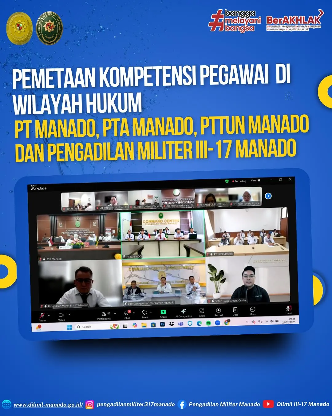 Kegiatan Pemetaan Kompetensi Pegawai Di Wilayah Manado 2025