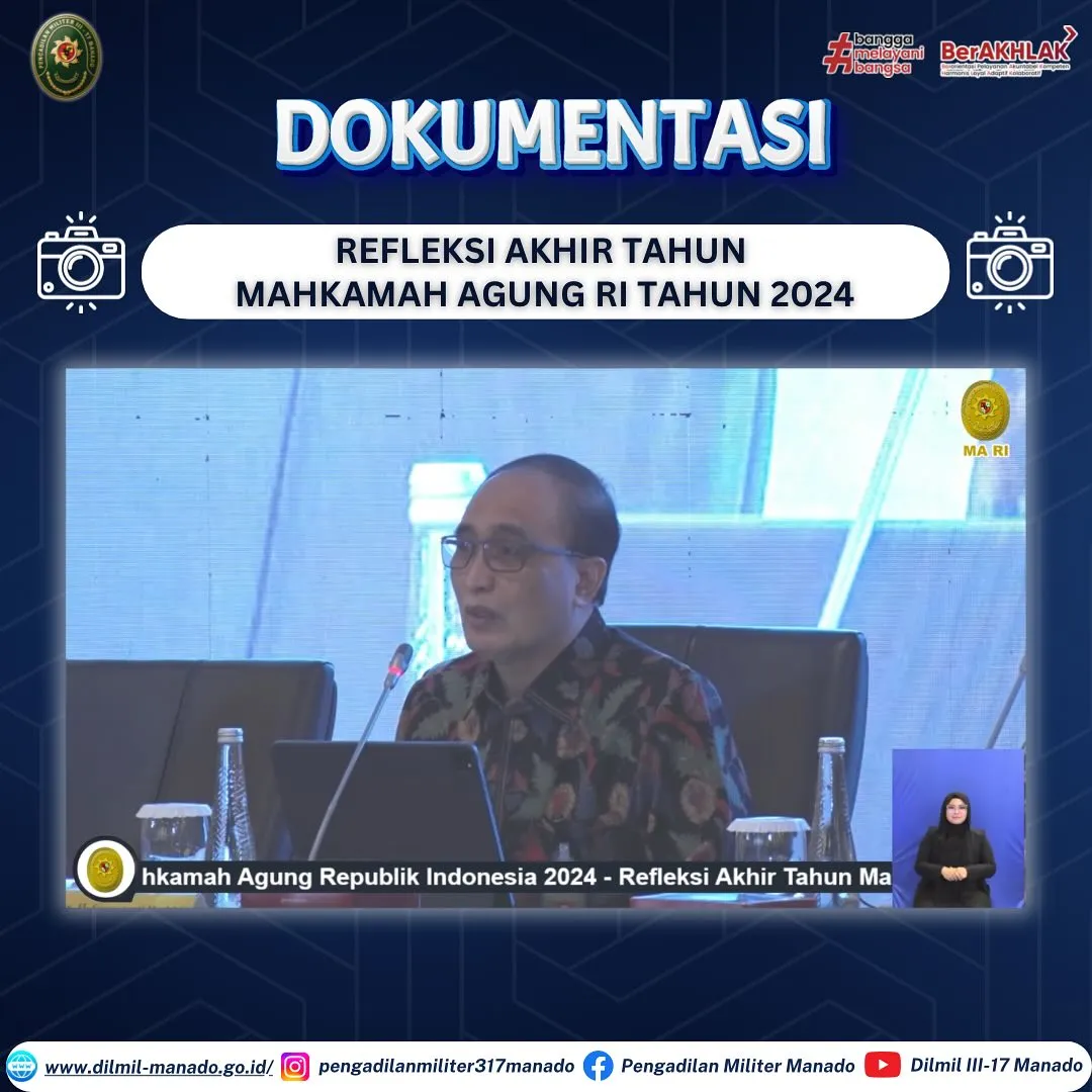 Refleksi Akhir Tahun Mahkamah Agung RI Tahun 2024