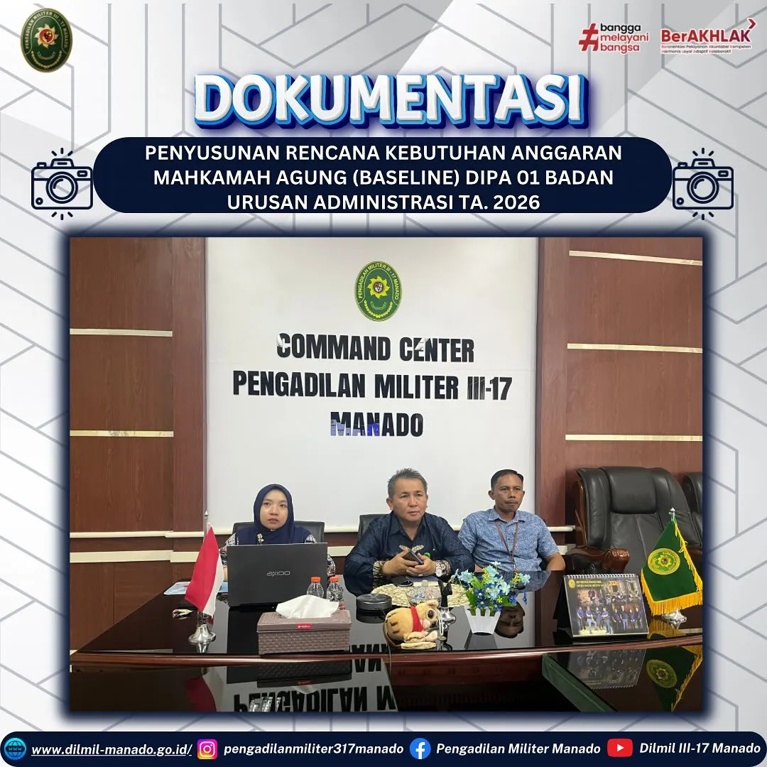 Bimbingan Teknis Penyusunan Baseline DIPA 01 Tahun Anggaran 2026