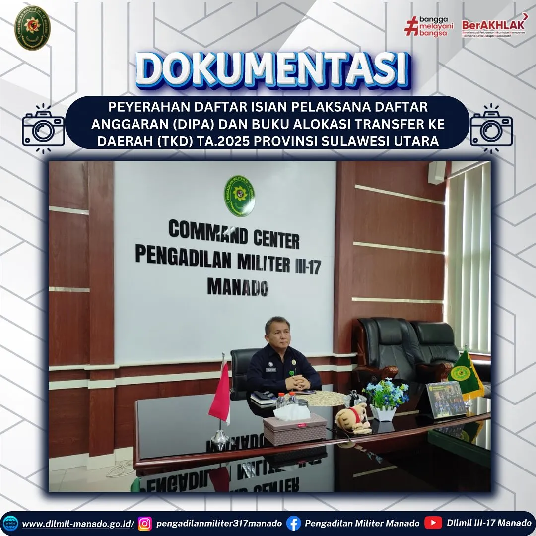 Penyerahan DIPA dan Buku Alokasi TKD Tahun Anggaran 2025